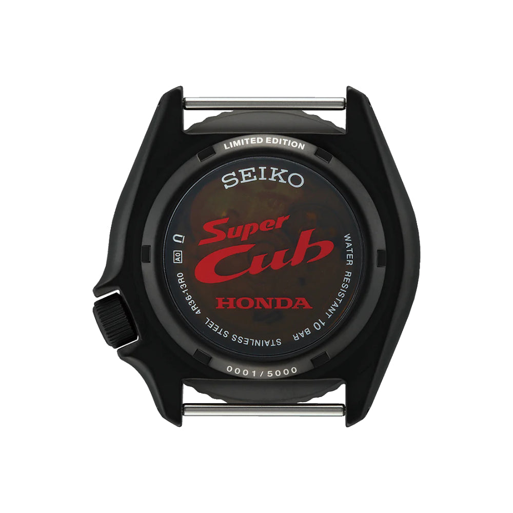 Seiko 5 Sports Honda Cub Automatic GMT Limited Edition - Black & Grey