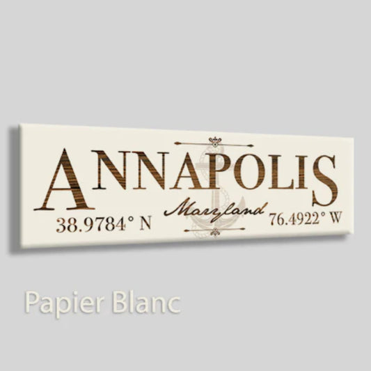 Fire & Pine Annapolis Maryland Anchor Board