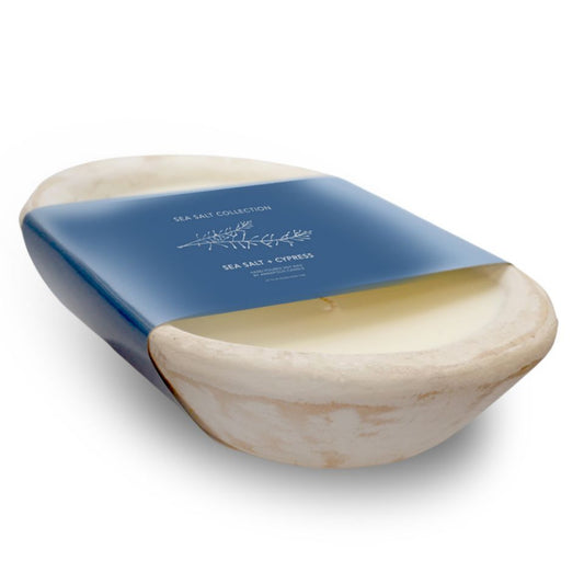 Annapolis Candle Hand Carved Dough Bowl Candle