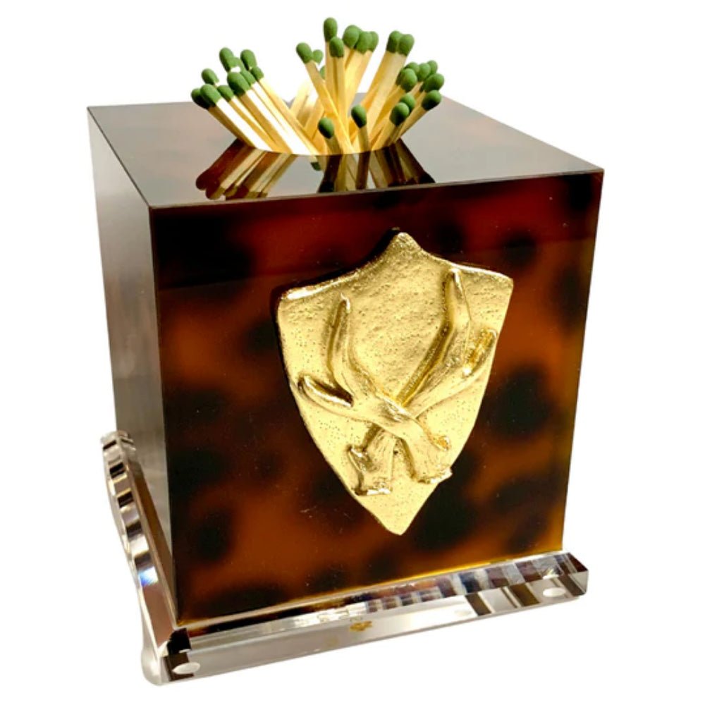 Southern Tribute Shield with Antlers Match Strike
