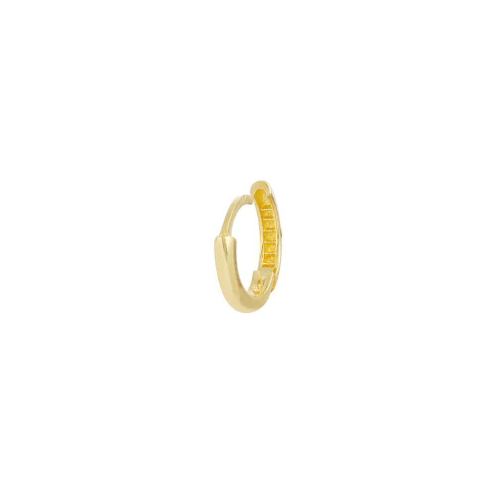 14k Gold Small Huggie Hoop Earrings