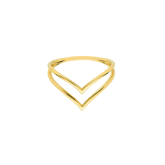 14k Gold Double Wire Ring
