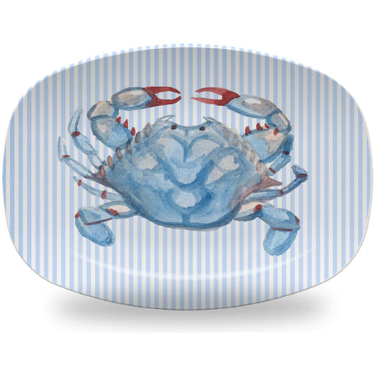 Mariposa Blue Crabby Platter