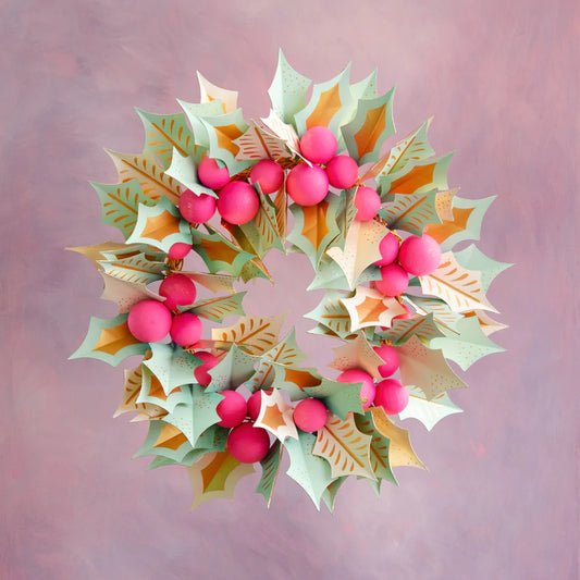 Glitterville Studios Holly-Days Wreath