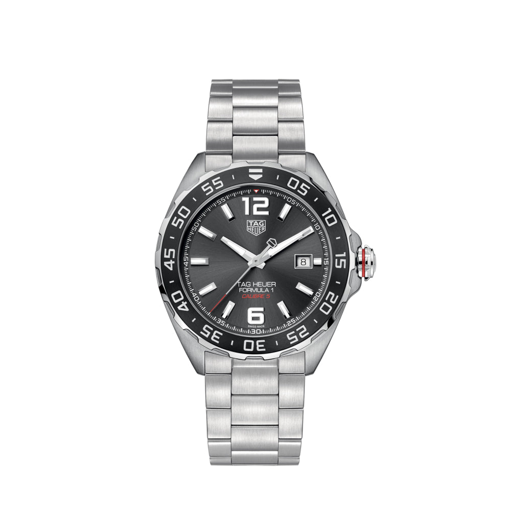 Tag Heuer Formula 1 Date 43mm Auto - Grey Dial/Steel Bracelet