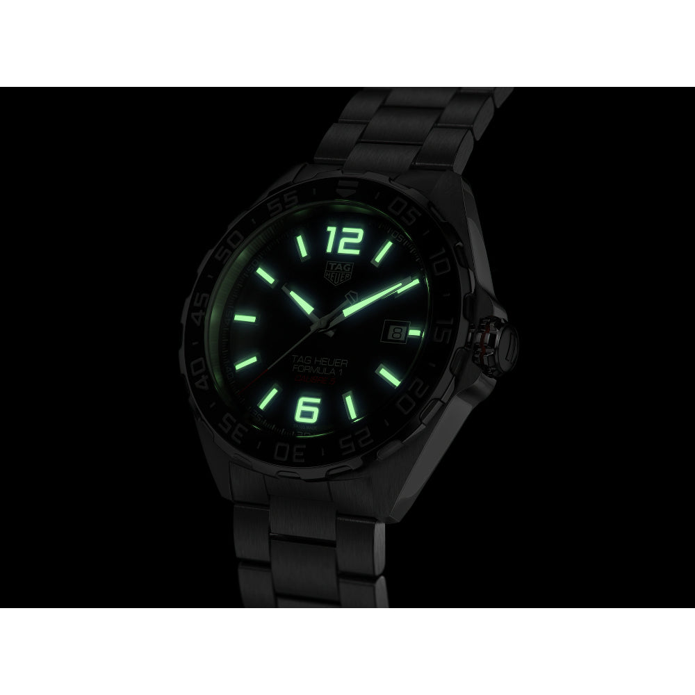 Tag Heuer Formula 1 Date 43mm Auto - Grey Dial/Steel Bracelet
