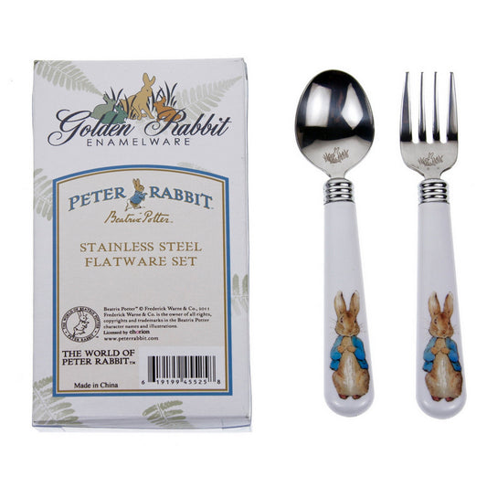 Golden Rabbit Peter Rabbit Baby Flatware