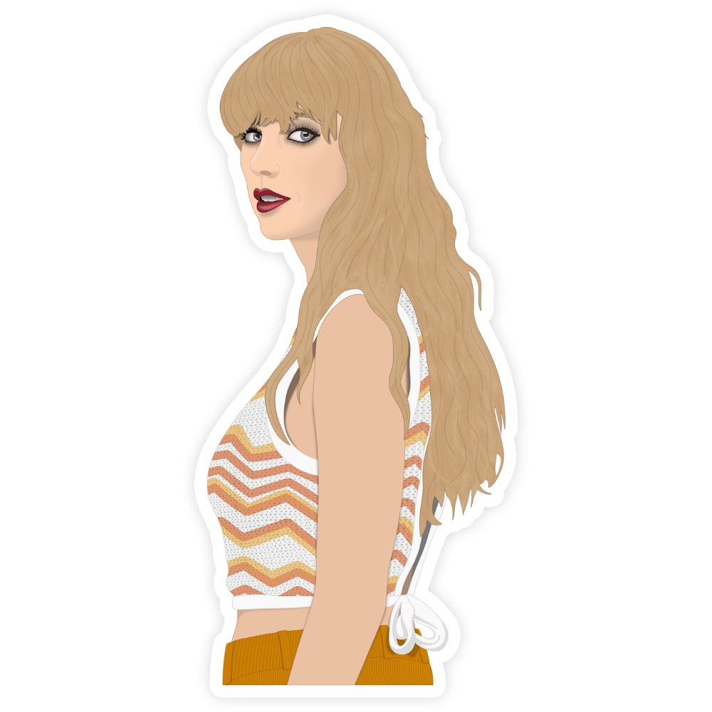 Taylor Swift Inspired Waterproof Sticker