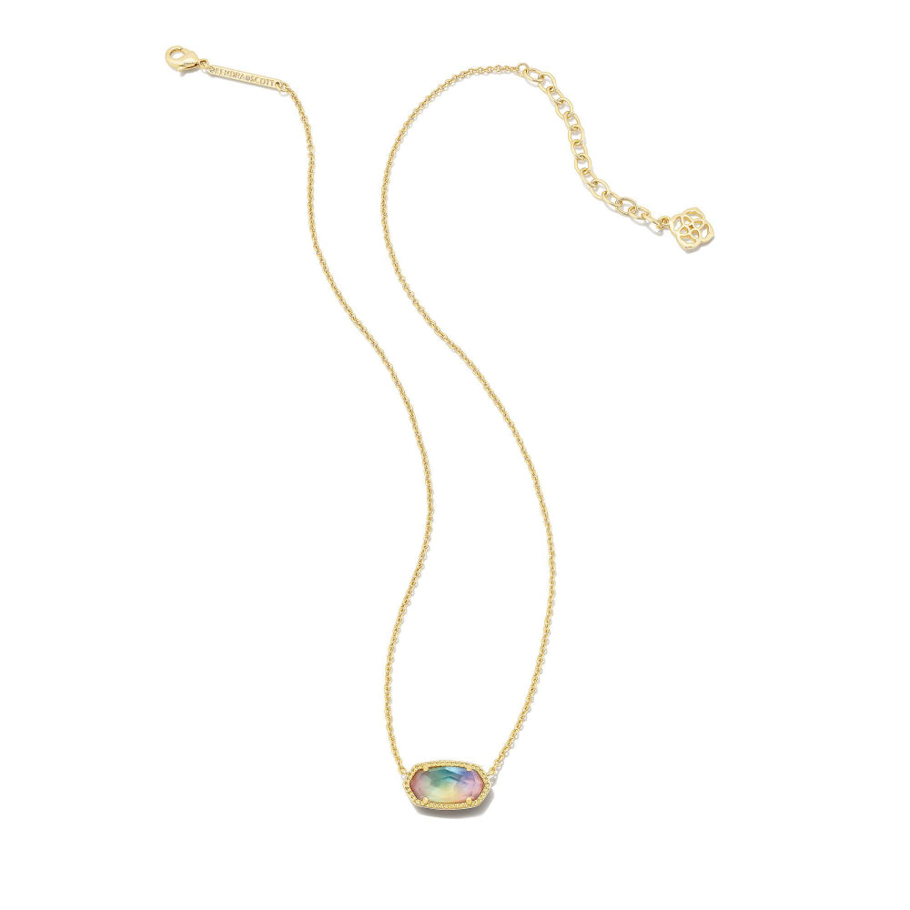 Tyler 14k Yellow Gold Pendant Necklace in White Diamond | Kendra Scott