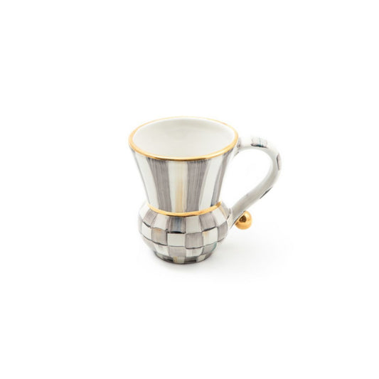 MacKenzie-Childs Sterling Check Mug