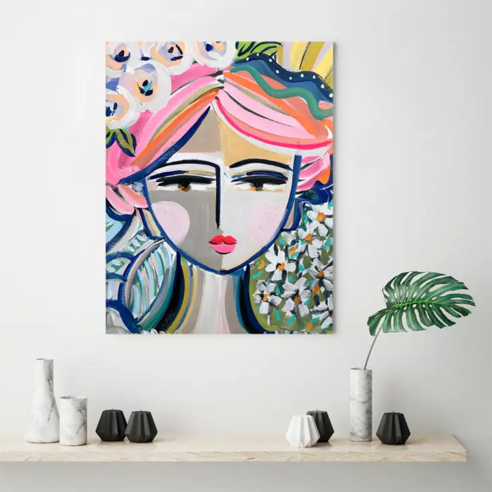 She Is Fierce Stretched Canvas