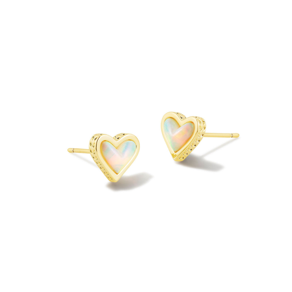 Kendra Scott Framed Ari Heart Stud Earrings