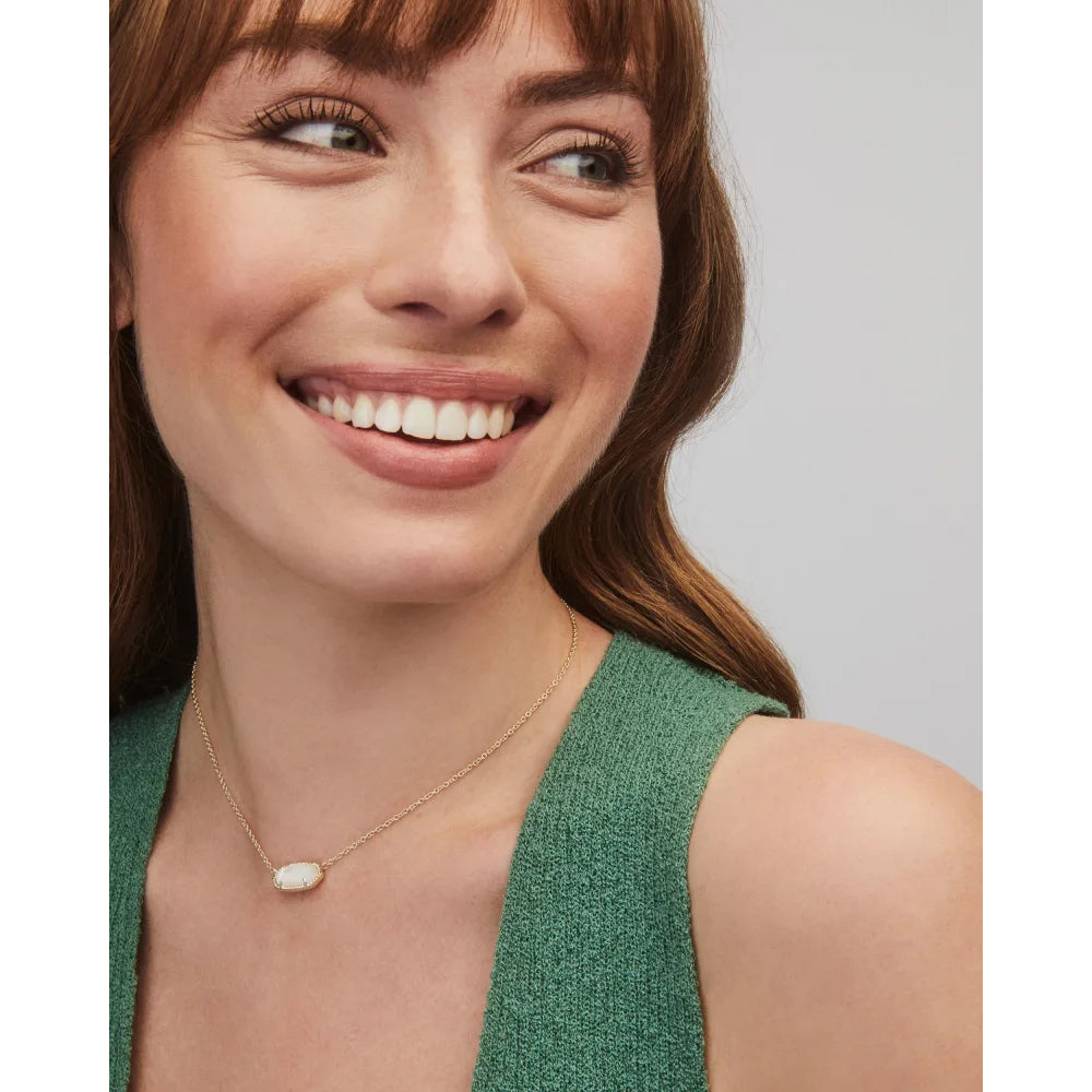 Kendra Scott | Jewelry | Elisa Iridescent Drusy Silver Pendant Necklace |  Poshmark