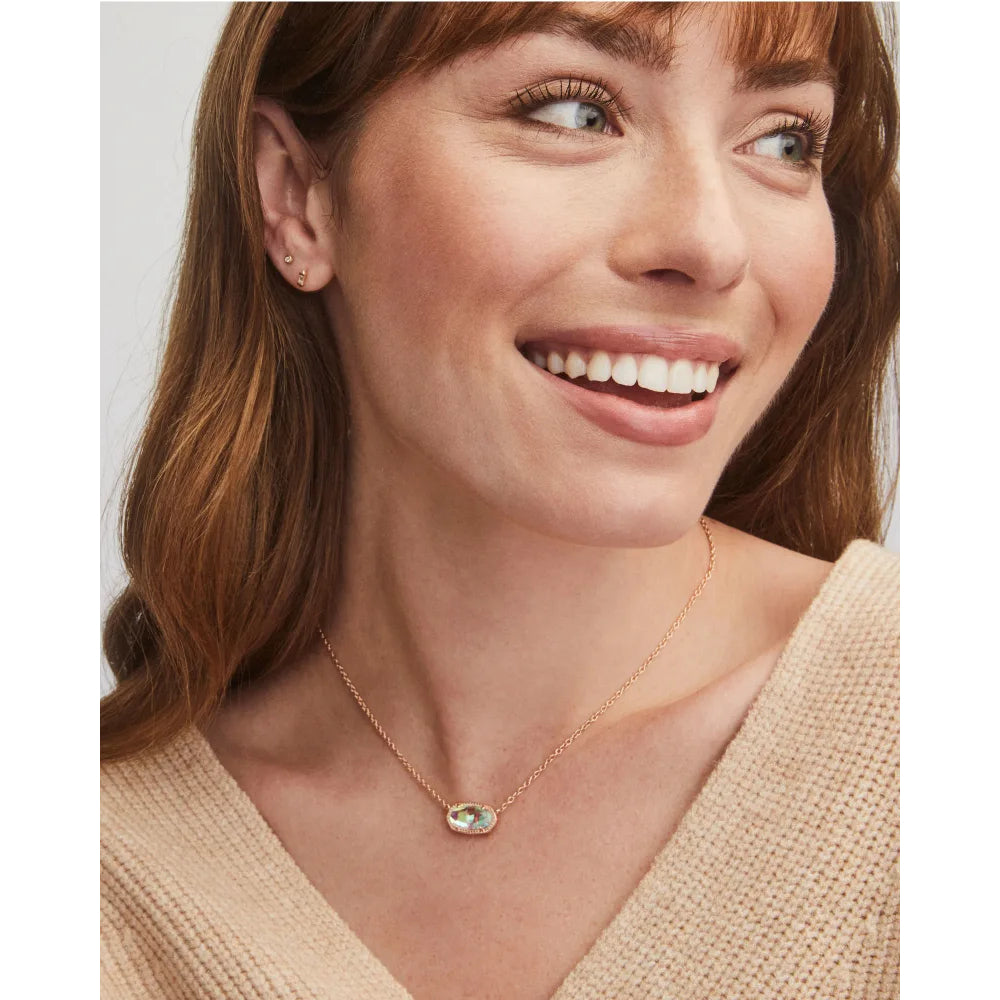 Kendra Scott Elisa Pendant Necklace in Dichroic Glass – Smyth Jewelers