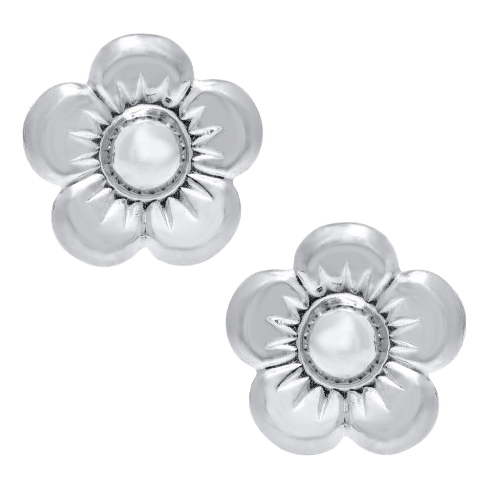 Sterling Silver Children's Flower Earrings