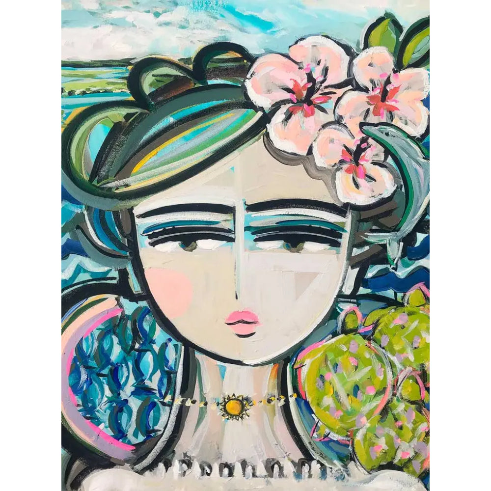 She Is Fierce Stretched Canvas