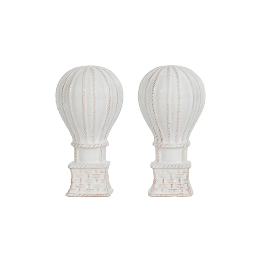 Juliska L'Amour Toujours Hot Air Balloon Salt and Pepper Shakers