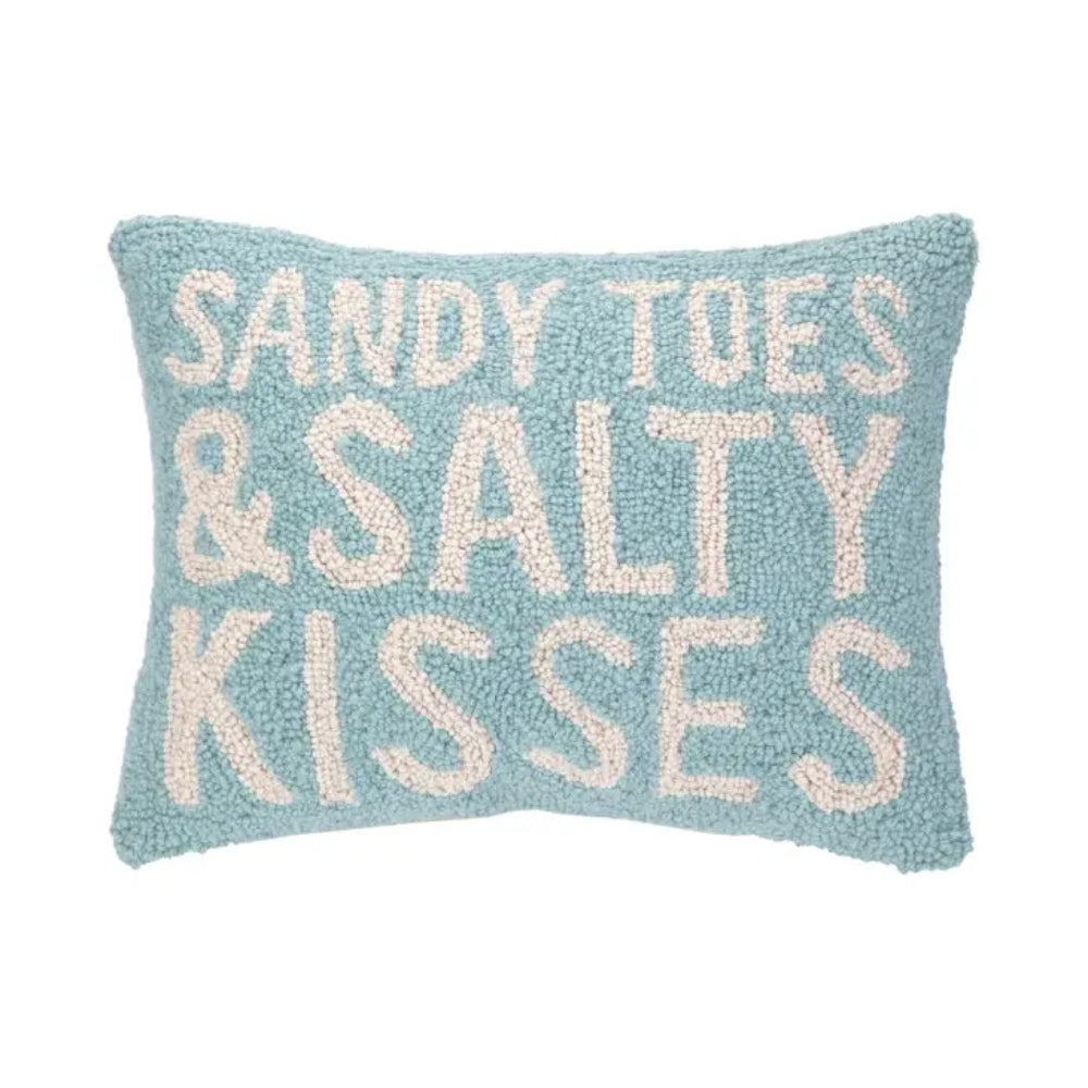 Sandy Toes and Salty Kisses Hook Pillow