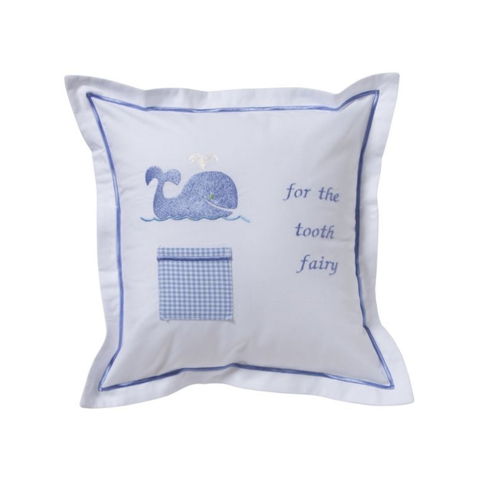 Jacaranda Living Blue Whale Tooth Fairy Pillow
