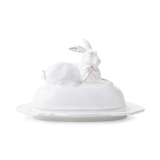 Juliska Clever Creatures Bridget Bunny Butter Dish