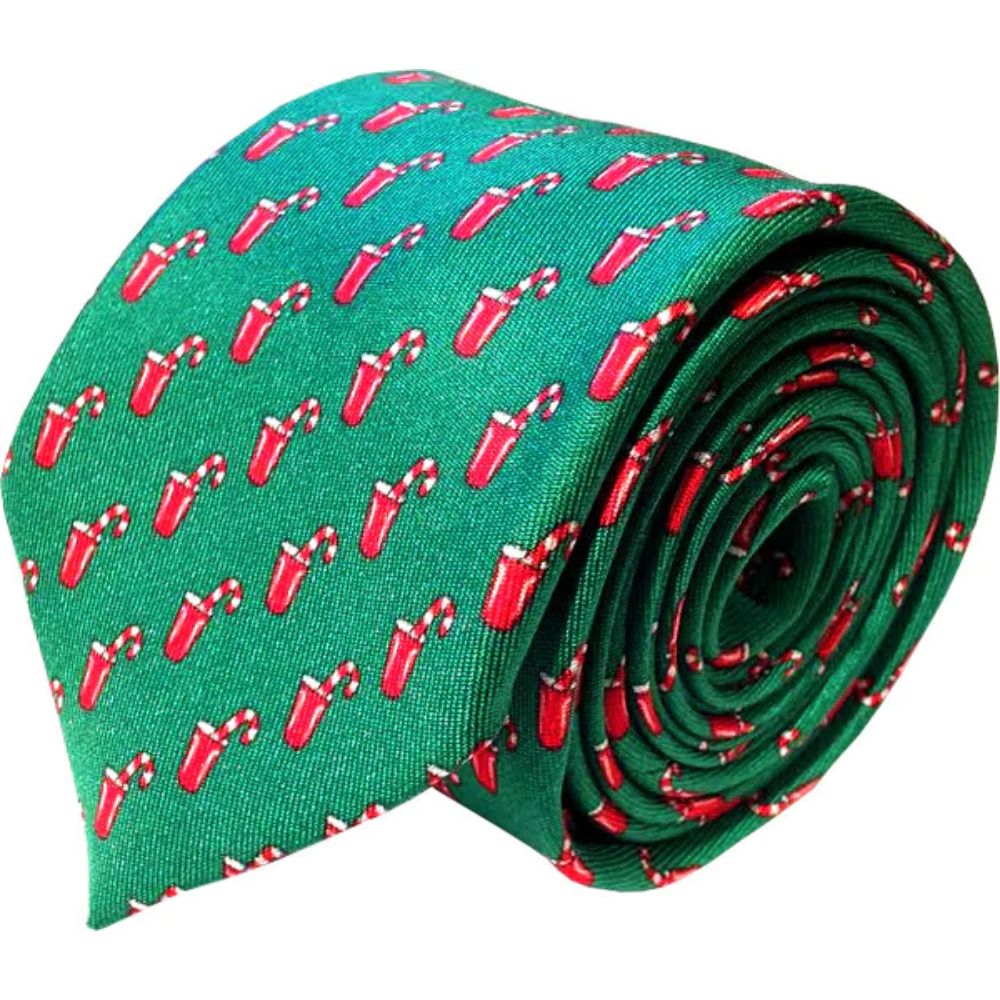 Lazy Jack Press Naughty or Nice Tie