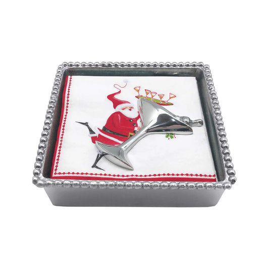 Mariposa Holiday Cocktail Napkin Box