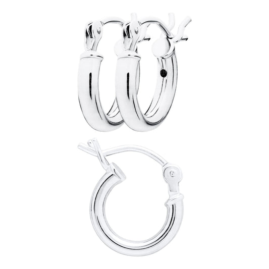 Children's Sterling Silver Hoop Earrings
