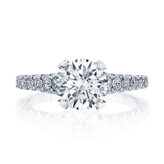 Tacori Petite Crescent Round Solitaire Engagement Ring