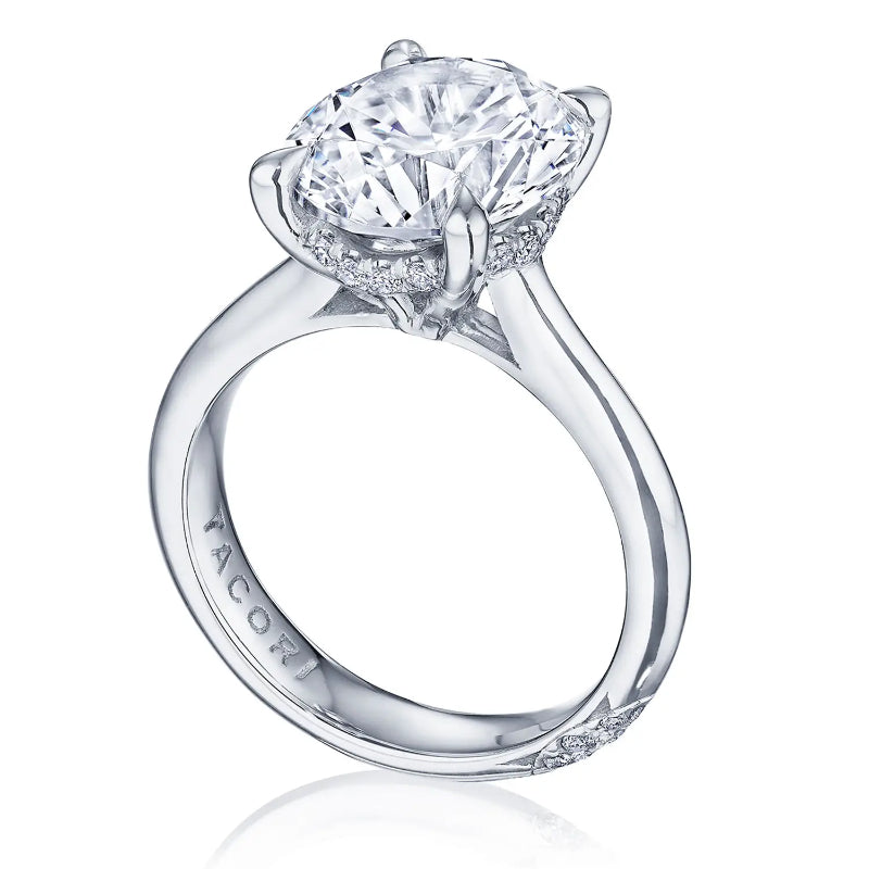 Tacori RoyalT Platinum Round Solitaire Engagement Ring