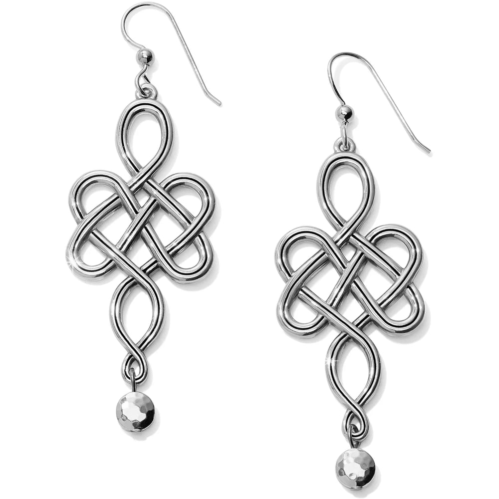 Brighton Interlok Endless Knot French Wire Earrings