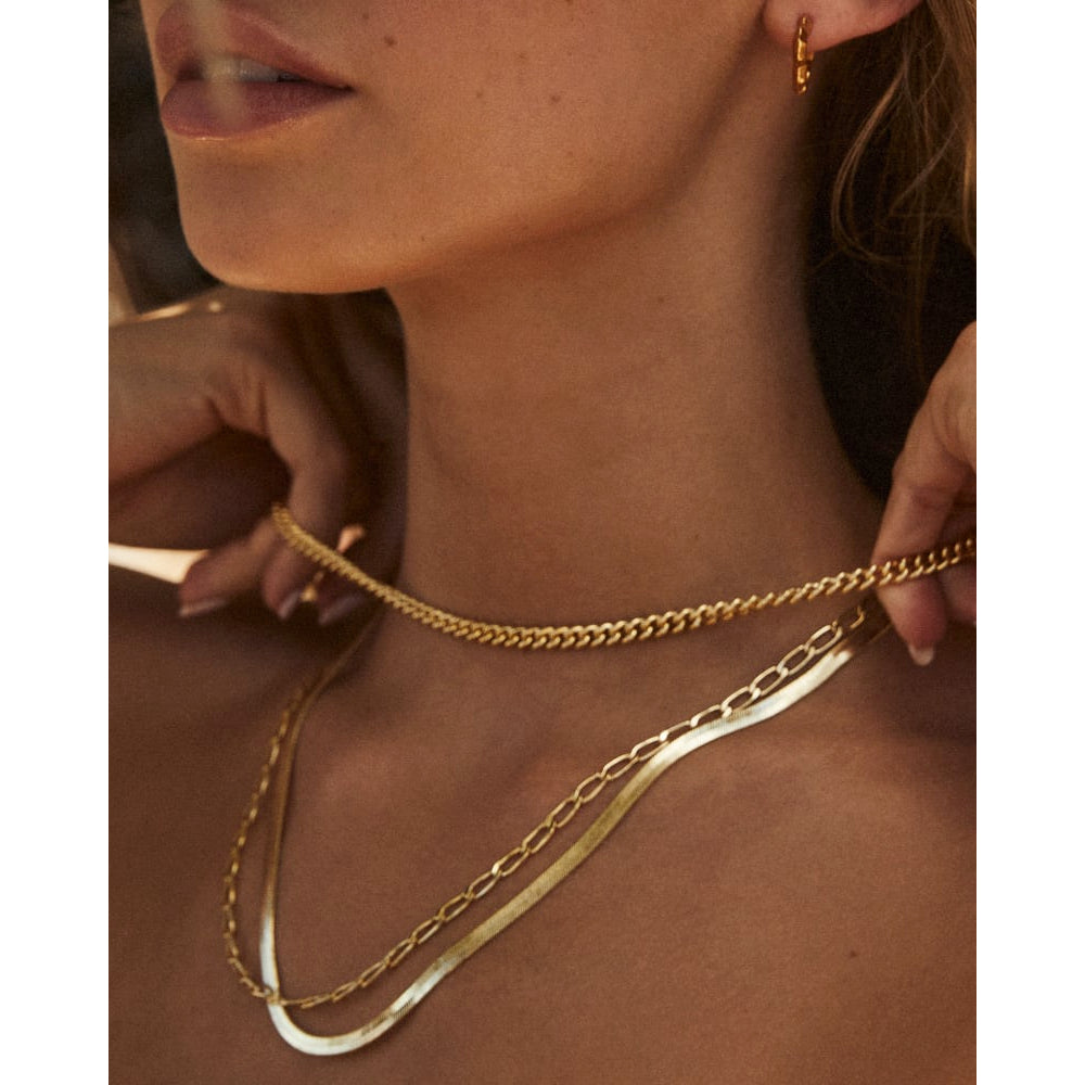 Kendra Scott Merrick Chain Necklace in Gold