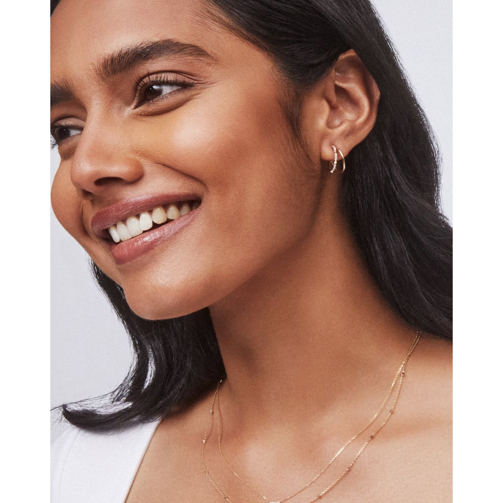 Kendra Scott Elisa Gold Pendant Necklace in Azalea Illusion - Southbank  Gift Company