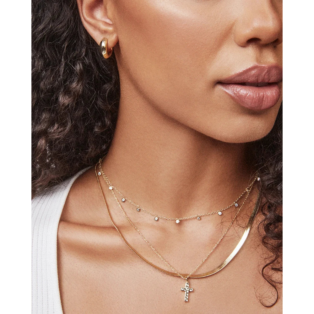 Kendra Scott Herringbone Sterling Silver Chain Necklace | Dillard's