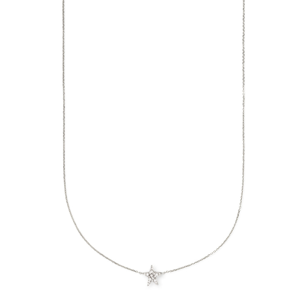 Kendra Scott 14K Yellow Gold Star Pendant Necklace - White Diamond