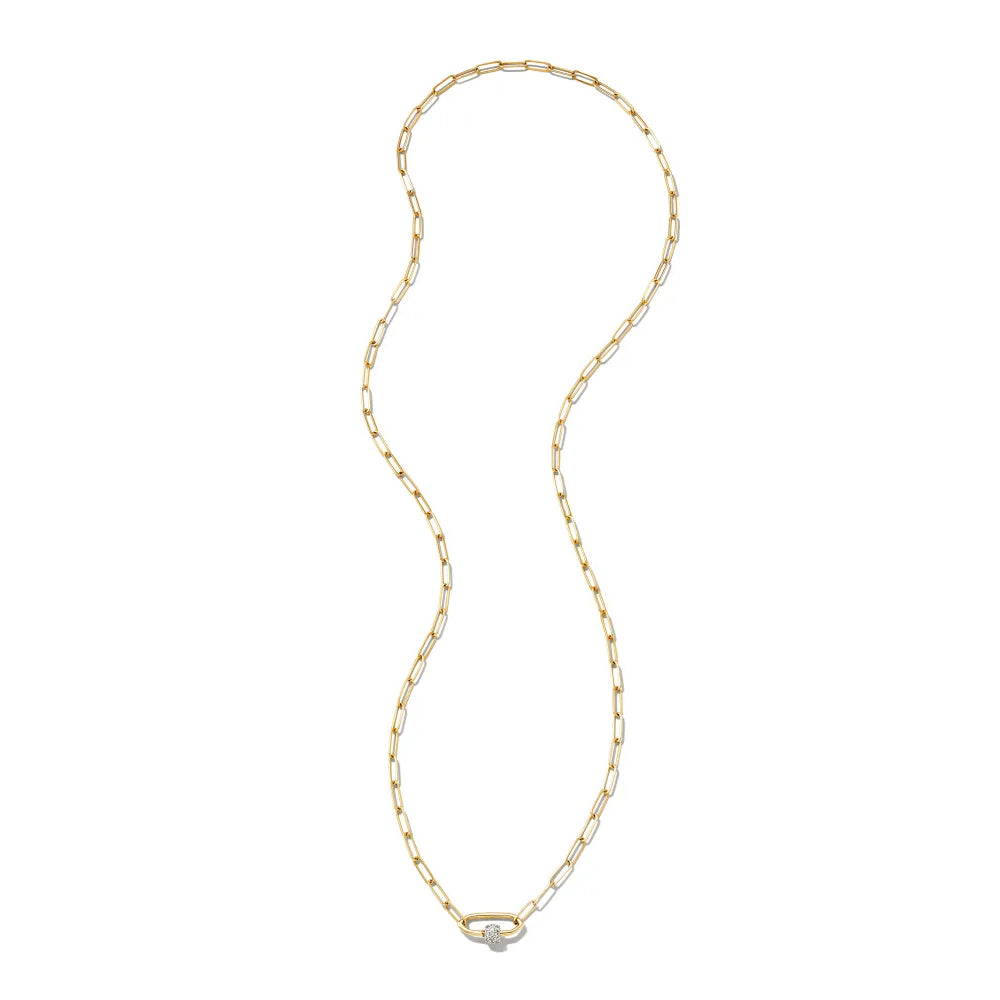 Kendra Scott Rhodium-Plated Paperclip Chain Link Bracelet - Macy's