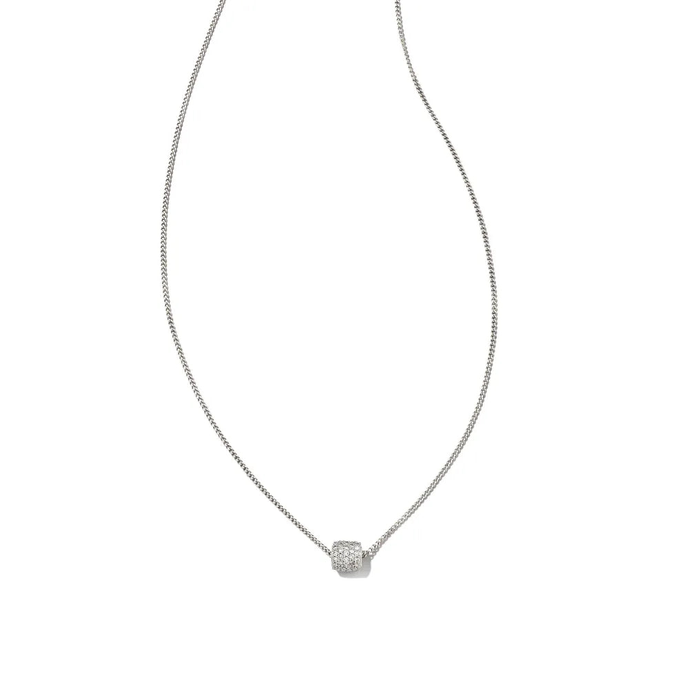 Kendra Scott Stella 14k Gold Pendant Necklace in White Diamond