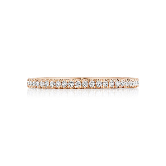 Tacori Coastal Crescent French Pave Diamond Wedding Band