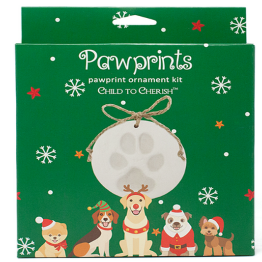 Child to Cherish Pawprint Ornament
