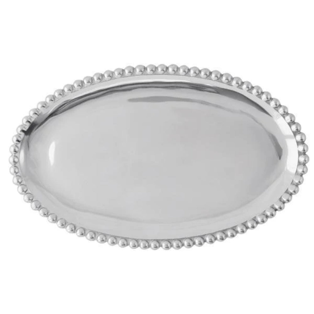 Mariposa Pearled Oval Platter