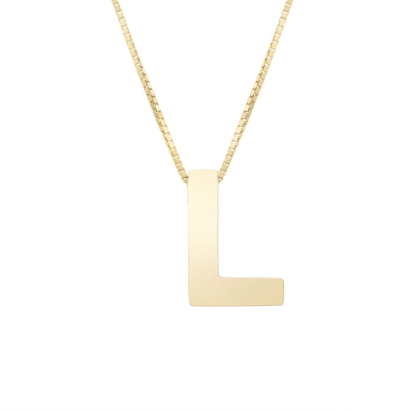 14K Block Letter Initial - ALL LETTERS