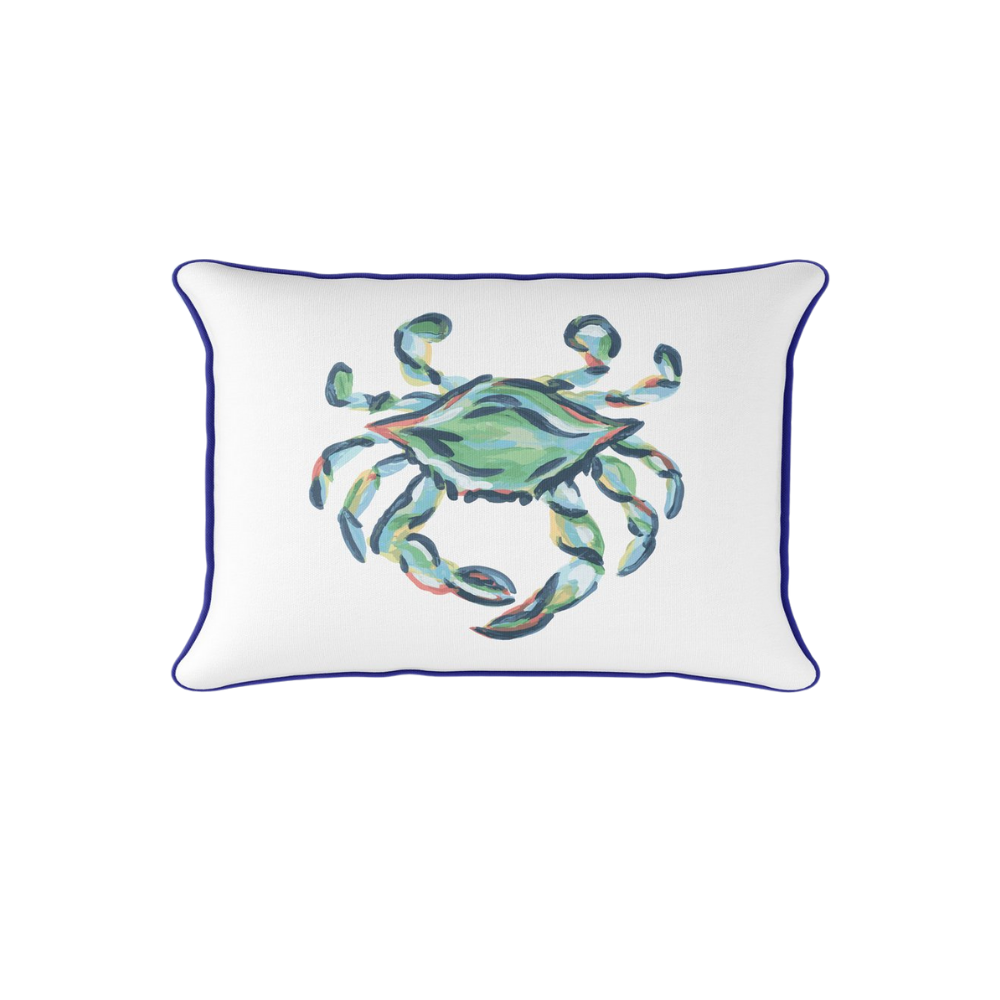 Sewing Down South King Crab Lumbar Pillow