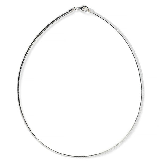 Sterling Silver Omega Necklace