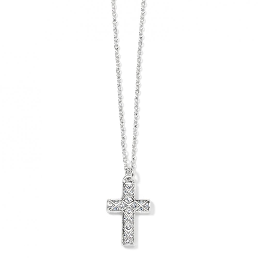Brighton Crystal Cross Necklace