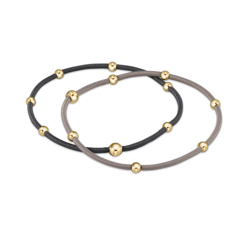 enewton "E"ssentials Hair Bracelet - Set of 2 -Holy Smokes