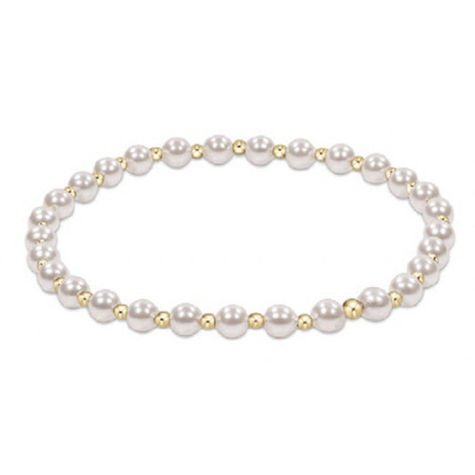 enewton Classic Grateful Pearl Pattern 4mm Bead Bracelet
