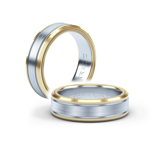 Verragio Men's 14k 7mm Band Matte Finish Wedding Band