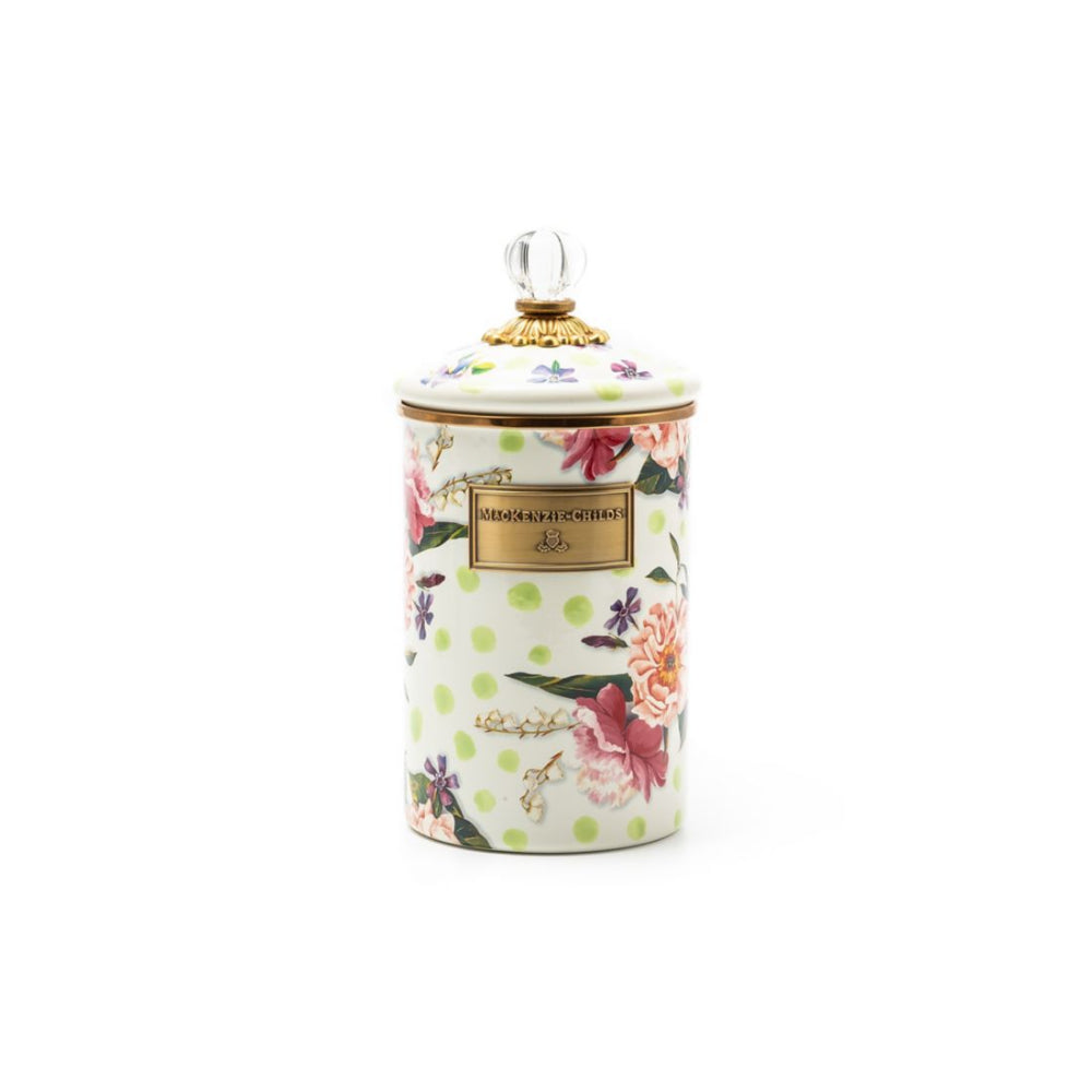 MacKenzie-Childs Wildflowers Enamel Canister