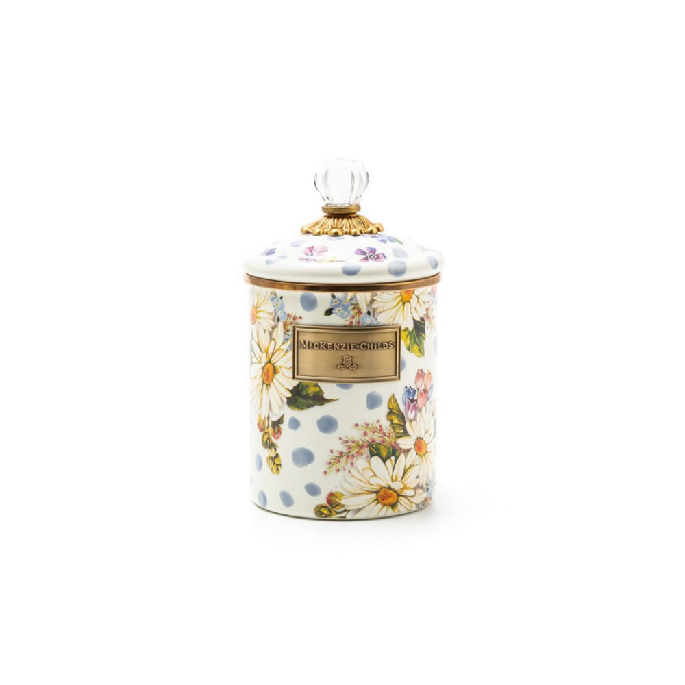 MacKenzie-Childs Wildflowers Enamel Canister