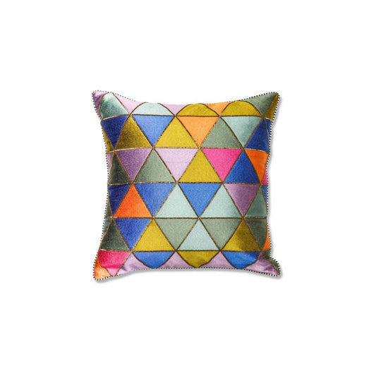 MacKenzie-Childs Mosaic Triangle Pillow