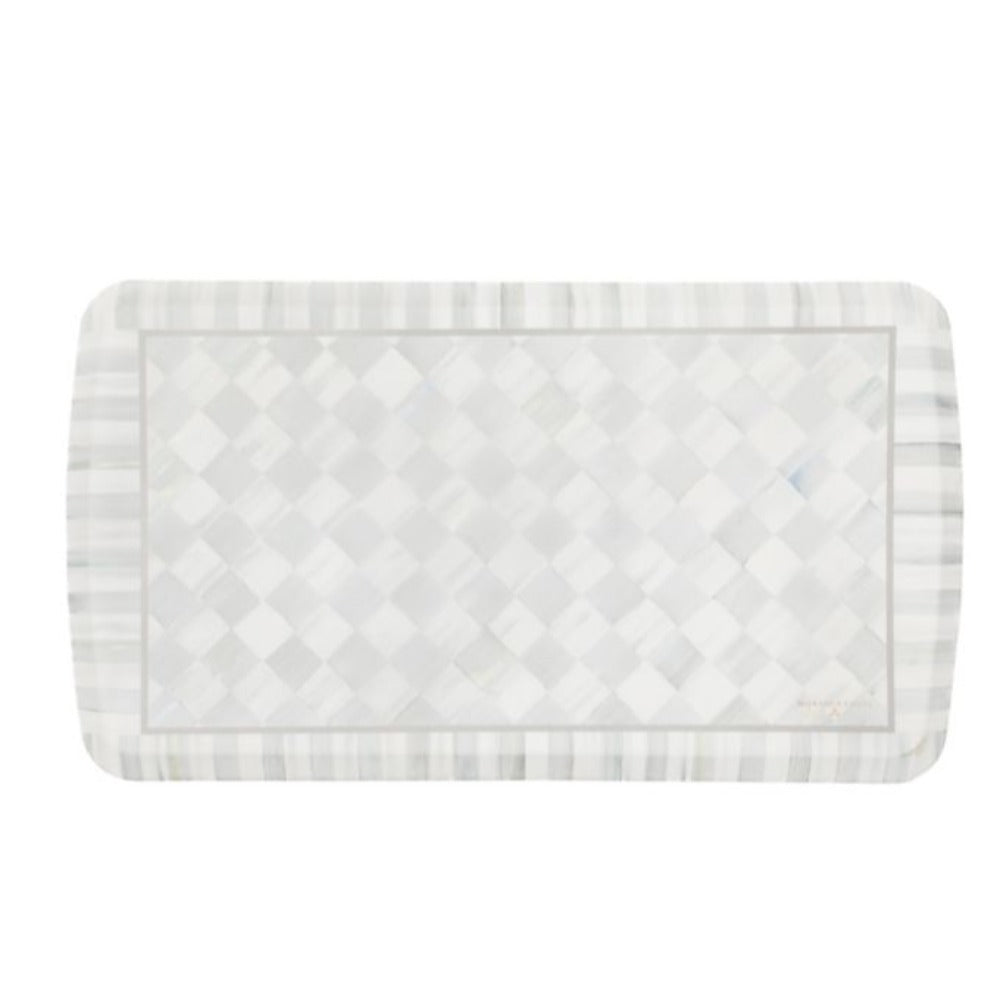 MacKenzie-Childs Sterling Check Gel Pro Comfort Mat